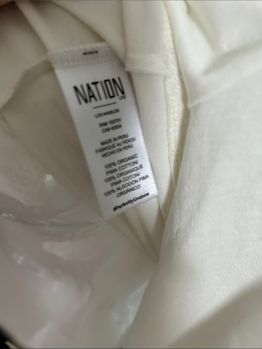 NATION LTD Giorgio Flouncetop in Porcelain | Size Small | New With Tags - Picture 11 of 16
